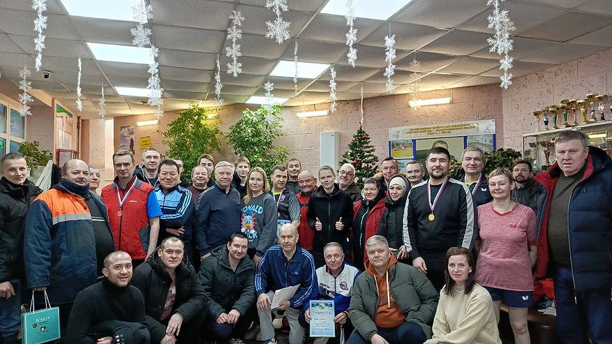 Главная картинка новости: В Сыктывкаре завершились «Рождественские игры» по настольному теннису
