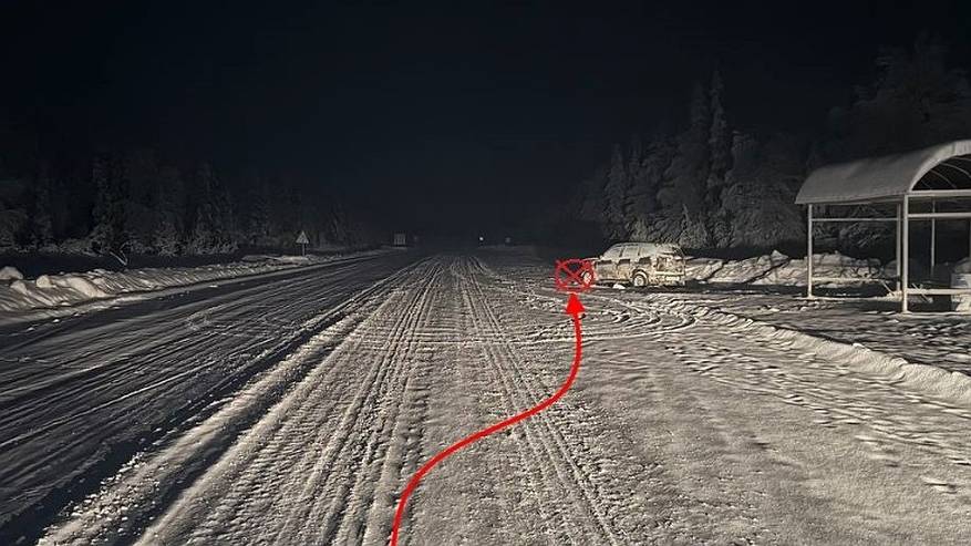 Главная картинка новости: На трассе в Коми Chevrolet Niva врезался в стоящую на обочине машину