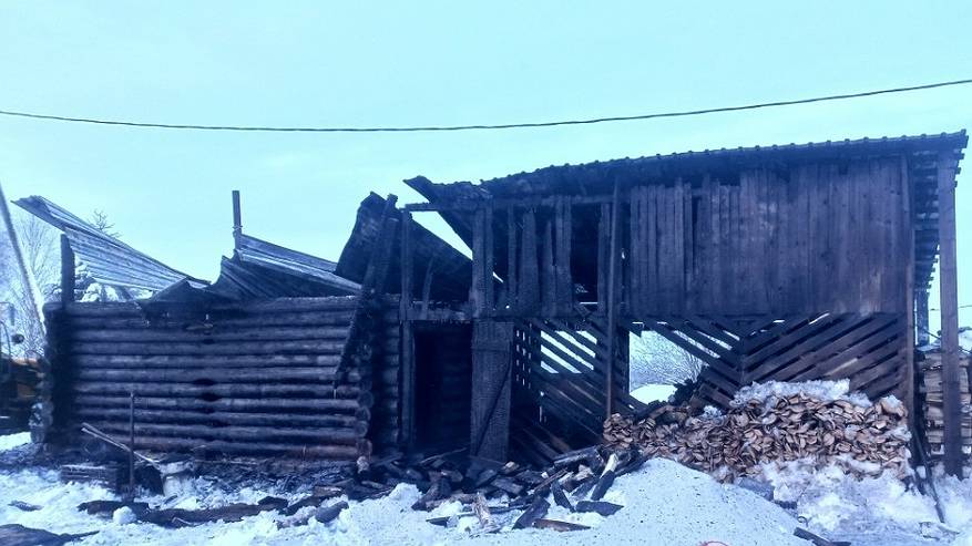 Главная картинка новости: В Коми потушили пожары в хозпостройках и кладовой многоэтажки