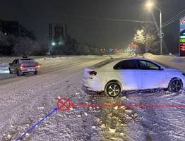 В Сыктывкаре Volkswagen не уступил дорогу и врезался в ВАЗ