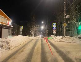 В Сыктывкаре Datsun сбил пенсионерку на "зебре"