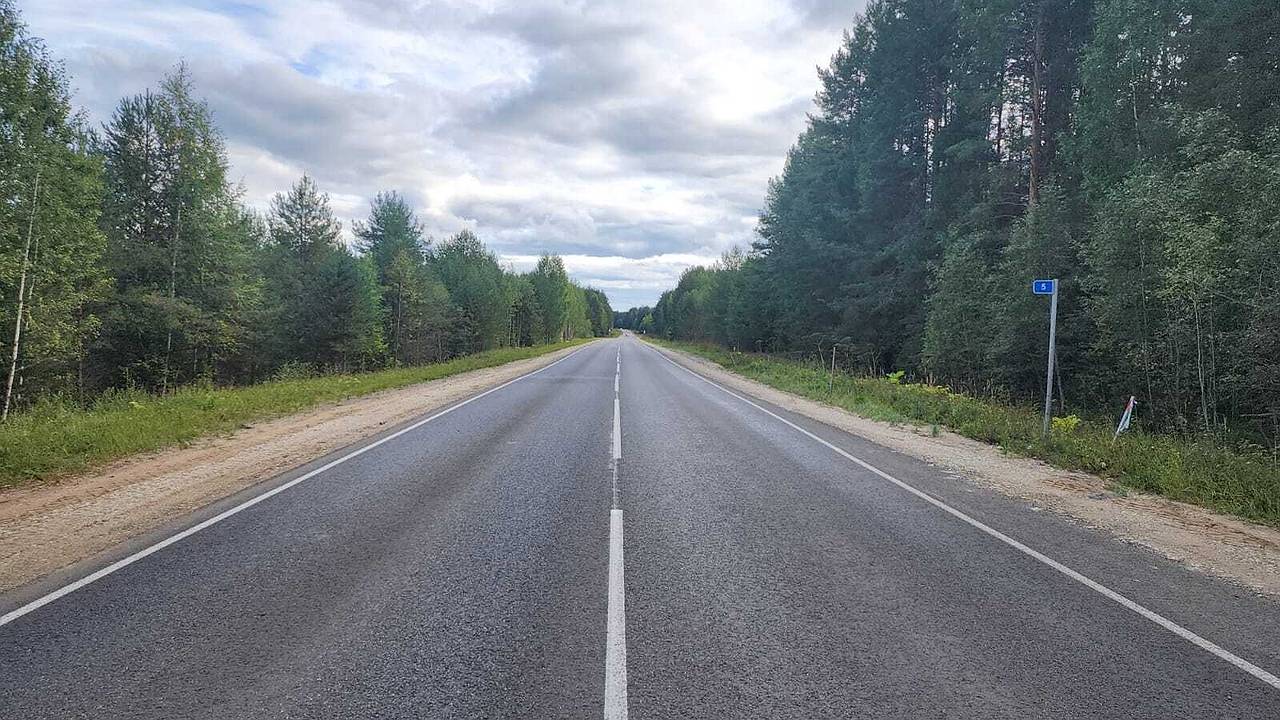 Главная картинка новости: Дорожники продолжат реконструкцию трассы Сыктывкар - Кудымкар