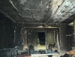 В Коми курение в квартире привело к пожару с пострадавшим и эвакуированными