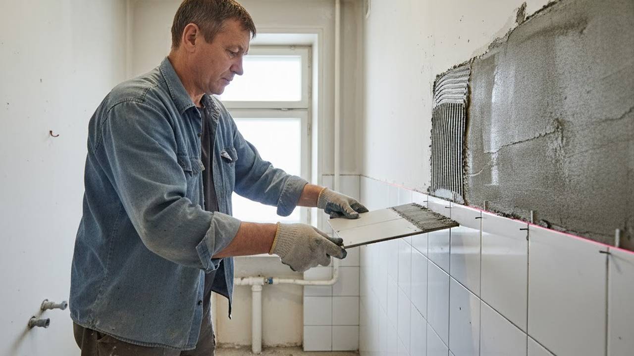 Главная картинка новости: Плитку в ванной клеить сегодня не модно: мастера выбирают новый материал - в разы долговечнее и дешевле