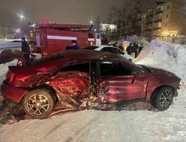 На перекрестке в Коми в ДТП с двумя Audi пострадали водитель и пассажир